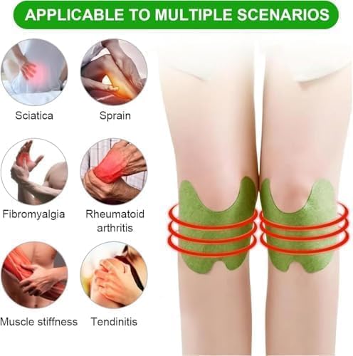 Pack Of 10 Herbal Knee Pain Relief Patch – Ayurvedic Knee Patch for Arthritis, Joint Pain, Leg Pain