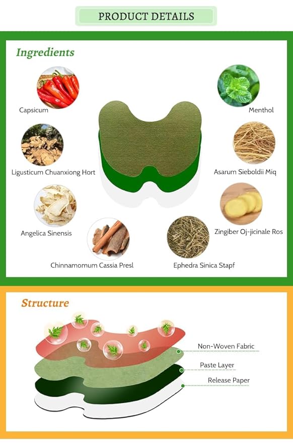 Pack Of 10 Herbal Knee Pain Relief Patch – Ayurvedic Knee Patch for Arthritis, Joint Pain, Leg Pain