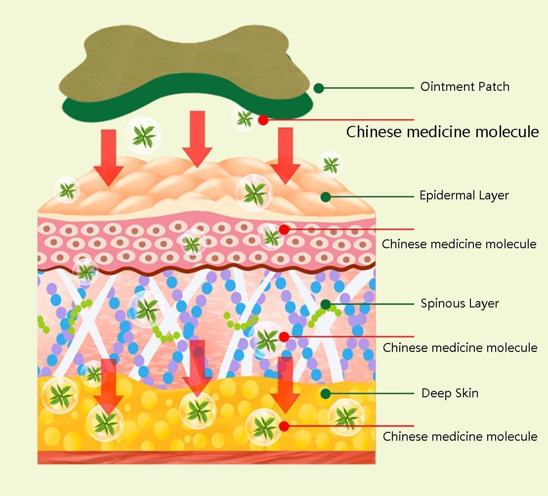 Pack Of 10 Herbal Knee Pain Relief Patch – Ayurvedic Knee Patch for Arthritis, Joint Pain, Leg Pain