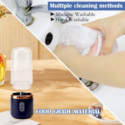 Portable Blender Electric Juicers Fruit Mixers USB Rechargeable